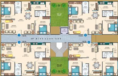 Harmony Tower A Cluster Plan 1