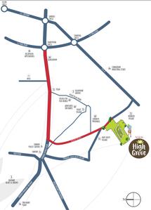 Arvind High Grove Golf Villas And Plots Location Plan 3