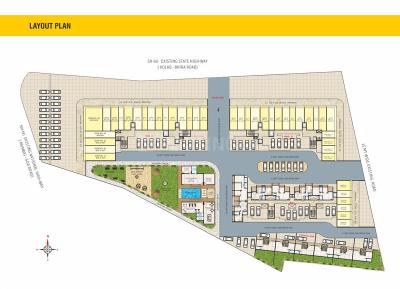 Project Image of 383.0 - 1285.0 Sq.ft 1 BHK Apartment for buy in Meghna City