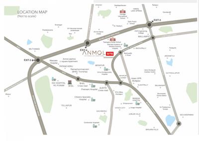 Project Image of 1423.74 - 1855.0 Sq.ft 3 BHK Apartment for buy in PVR Anmol