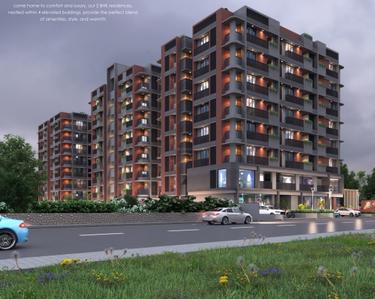 Project Image of 538.2 - 652.29 Sq.ft 2 BHK Apartment for buy in Khyber Heights