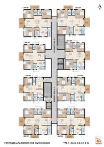 Project Image of 1230.0 - 2195.0 Sq.ft 2 BHK Apartment for buy in Divine Space