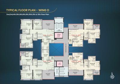 Project Image of 535.0 - 833.02 Sq.ft 2 BHK Apartment for buy in Millennium Amara