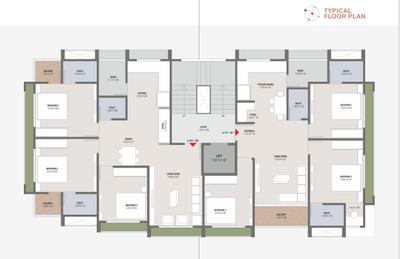 Project Image of 873.38 - 930.32 Sq.ft 3 BHK Apartment for buy in Vraj Prasthan 10