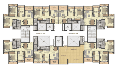 Project Image of 470.0 - 1100.0 Sq.ft 1 BHK Apartment for buy in Swaminarayan City Phase 1A