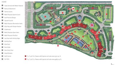 Project Image of 4465.0 - 5575.0 Sq.ft 4 BHK Apartment for buy in Unitech UGCC Burgundy