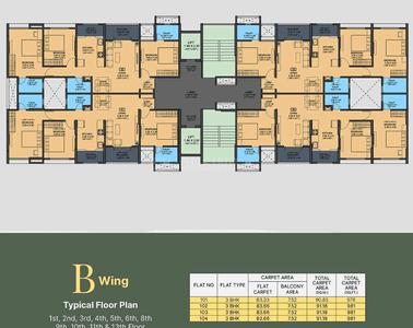 Project Image of 632.0 - 1141.0 Sq.ft 2 BHK Apartment for buy in Shiv Divine Fortune