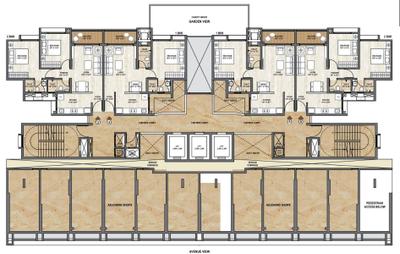 Project Image of 0.0 - 592.02 Sq.ft 2 BHK Apartment for buy in R P Boston A B C