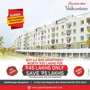 Project Image of 681.0 - 1480.0 Sq.ft 1 BHK Apartment for buy in Featherlite Vaikuntam
