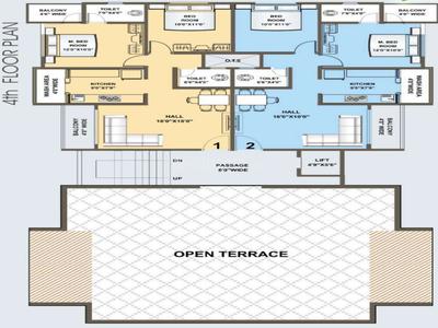 Project Image of 623.23 - 675.97 Sq.ft 2 BHK Apartment for buy in Swastik Enclave
