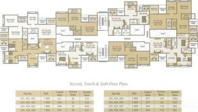 Project Image of 444.0 - 657.0 Sq.ft 1 BHK Apartment for buy in Shivdatta Sai Nisarga