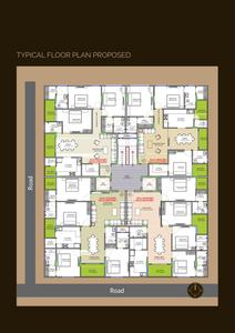 Project Image of 2113.0 - 2163.0 Sq.ft 3 BHK Apartment for buy in The Emerald