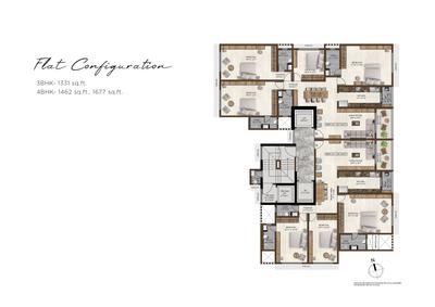 Project Image of 1331.0 - 1677.0 Sq.ft 3 BHK Apartment for buy in Pranav Pearl Palace