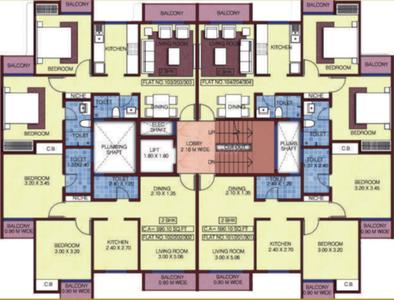 Project Image of 0.0 - 421.0 Sq.ft 1 BHK Apartment for buy in Enkay Garden Lotus C