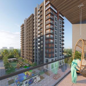 Project Image of 703.0 - 899.32 Sq.ft 2 BHK Apartment for buy in Sahjanand Luxuria