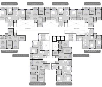 Project Image of 990.0 - 1032.0 Sq.ft 3 BHK Apartment for buy in Unique K Ville Phase III