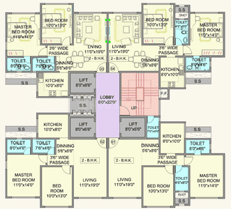 Project Image of 714.0 - 1133.0 Sq.ft 2 BHK Apartment for buy in Pride Park Royale