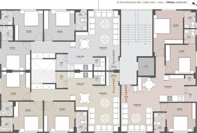 Project Image of 818.92 - 830.54 Sq.ft 3 BHK Apartment for buy in Swastik Hiren Apartments