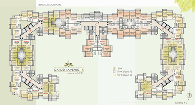 Project Image of 430.0 - 661.0 Sq.ft 1 BHK Apartment for buy in Sri Garden Avenue K