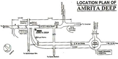 Project Image of 0.0 - 864.0 Sq.ft 2 BHK Apartment for buy in BGA Amrita Deep Apartment