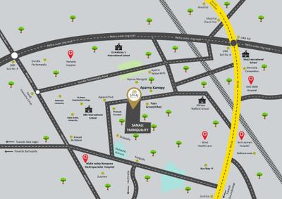 Project Image of 1155.0 - 1780.0 Sq.ft 2 BHK Apartment for buy in Sanali Tranquility