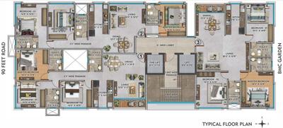 Project Image of 1015 Sq.ft 3 BHK Apartment / Flat for sale in Ghatkopar East for Rs. 33000000