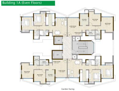 Project Image of 450.0 - 1324.0 Sq.ft 1 BHK Apartment for buy in Kalpataru Hills
