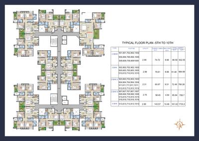 Project Image of 1053 Sq.ft 2 BHK Apartment / Flat for sale in Punawale for Rs. 7700000