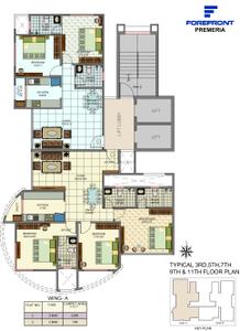 Project Image of 840.0 - 1319.0 Sq.ft 2 BHK Apartment for buy in Forefront Primeria