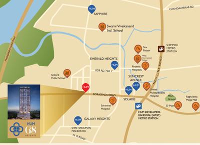 Project Image of 410.0 - 956.0 Sq.ft 1 BHK Apartment for buy in Hum GS Heights