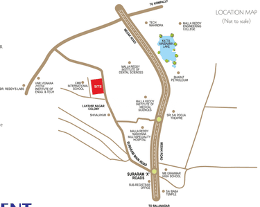 Project Image of 2900 Sq.ft 3 BHK Villa for sale in Suraram for Rs. 26100000