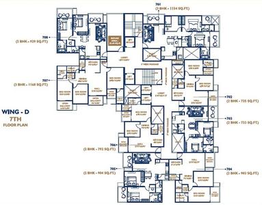 Project Image of 1280 Sq.ft 2 BHK Apartment / Flat for sale in Viman Nagar for Rs. 14500000