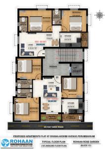Project Image of 898.0 - 1098.0 Sq.ft 2 BHK Apartment for buy in Rohaan Rose Garden