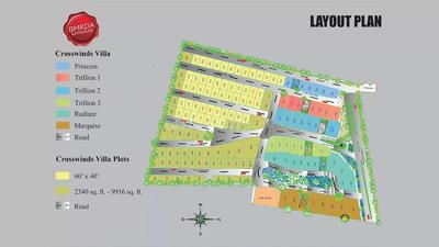 Project Image of 2400.0 - 5314.0 Sq.ft Residential Plot Plot for buy in Pride Crosswinds Villa Plots
