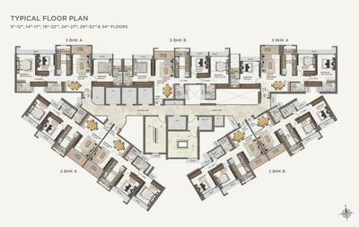 Project Image of 632.71 - 852.87 Sq.ft 2 BHK Apartment for buy in Rainbow Life