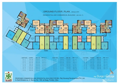 Project Image of 474.0 - 500.0 Sq.ft 1 BHK Apartment for buy in Raj Durga Heritage