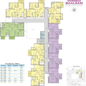 Project Image of 673.0 - 2769.0 Sq.ft 1 BHK Apartment for buy in Vivansaa Baalsam