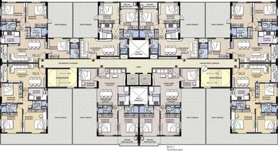 Project Image of 969.0 - 1378.0 Sq.ft 2 BHK Apartment for buy in Primarc Gangetica