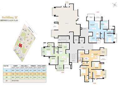 Project Image of 675.55 - 1107.19 Sq.ft 2 BHK Apartment for buy in Rama Celestial City Phase II Building A E H