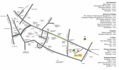 Project Image of 1017 Sq.ft 2 BHK Apartment / Flat for sale in Chandapura for Rs. 6900000