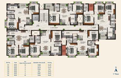 Project Image of 548.83 - 778.11 Sq.ft 2 BHK Apartment for buy in S Spyka Cygnus