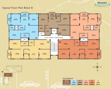 Project Image of 668.0 - 1335.0 Sq.ft 2 BHK Apartment for buy in Bhawani Allen Enclave