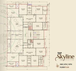 Project Image of 1942.13 - 2466.55 Sq.ft 3 BHK Apartment for buy in Uma Tulip Skyline
