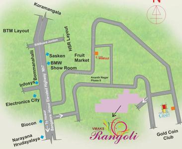 Project Image of 1189.0 - 1795.0 Sq.ft 2 BHK Apartment for buy in Vmaks Rangoli