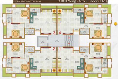 Project Image of 0.0 - 549.0 Sq.ft 2 BHK Apartment for buy in Satyam Residency