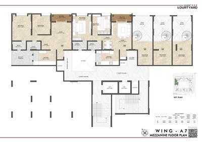 Project Image of 740.0 - 946.0 Sq.ft 2 BHK Apartment for buy in Kosmic Kourtyard Phase 2