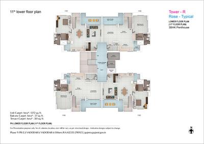 Project Image of 905.0 - 1710.0 Sq.ft 2 BHK Apartment for buy in Pratham Bluets
