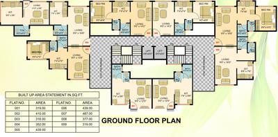 Project Image of 192.0 - 434.0 Sq.ft 1 BHK Apartment for buy in Krishna Om Krishna Heights