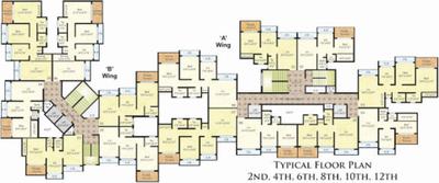 Project Image of 340.0 - 555.0 Sq.ft 1 BHK Apartment for buy in Kalash Kumkum Darshan