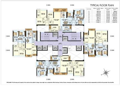 Project Image of 831.09 - 1249.92 Sq.ft 2 BHK Apartment for buy in Neelam Senroofs